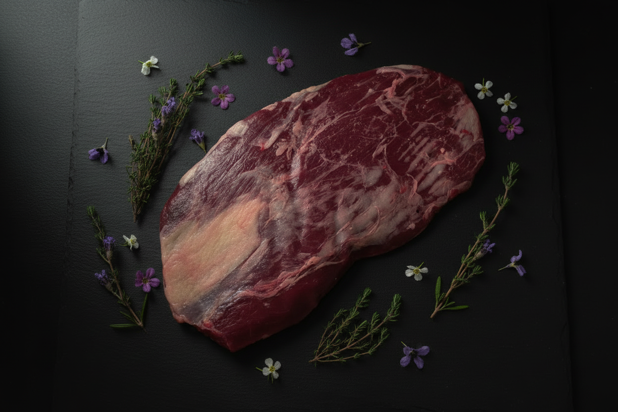 Flanksteak weniger Kräuter