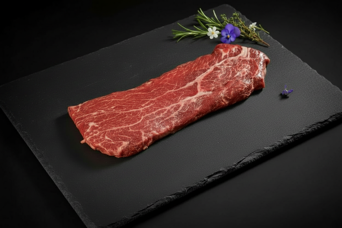 Flat Iron Steak – Deko auf einem Fleck