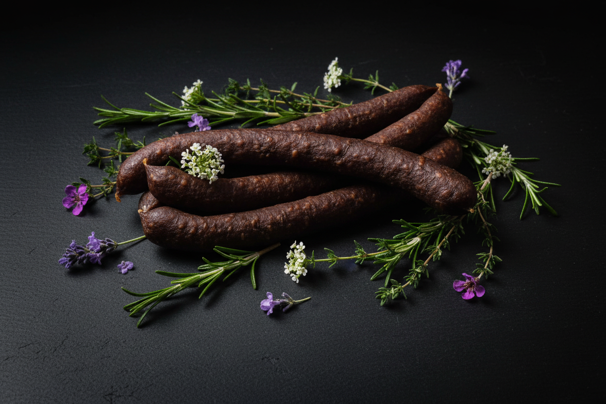 Salamisticks – Original auf schwarzem Hintergrund